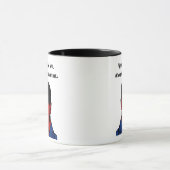 Red Devil Demon Man Lucifer Hell zitiert Kunst Tasse (Zentrum)