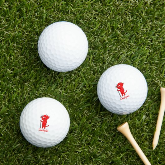 Red Devil Design Golfball (Insitu Gras)