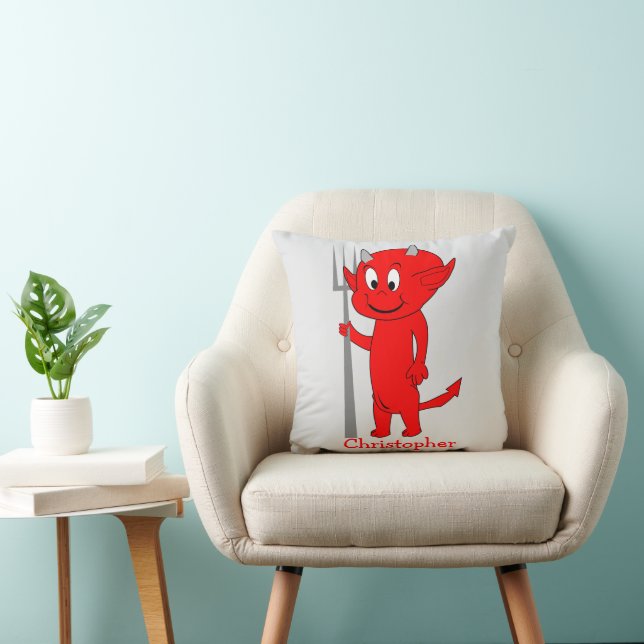 Red Devil Design Individuell gestaltet Kissen (Stuhl )