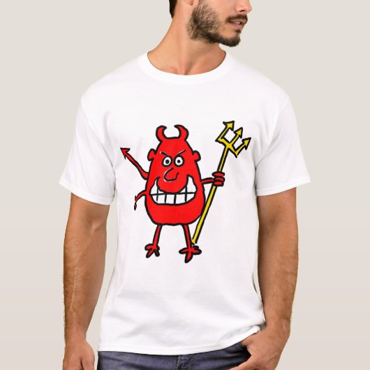 Red Devil Design T-Shirt (Vorderseite)