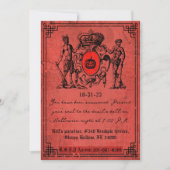 Red Devil Halloween Einladung (Vorderseite)