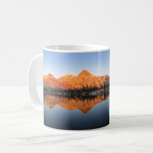 Red Devil lake Sunrise - Yosemite Kaffeetasse (Vorderseite Links)