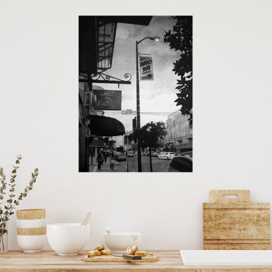 Red Devil Lounge Poster (Küche)