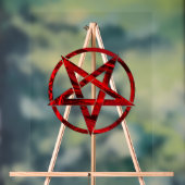 Red Devil Pentagram Acrylschild (Neutral)
