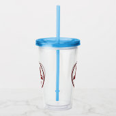 Red Devil Pentagram Acryltrinkbecher (Rechts)