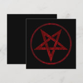 Red Devil Pentagram Ankündigung (Vorne/Hinten)