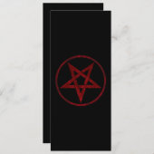 Red Devil Pentagram Ankündigung (Vorne/Hinten)