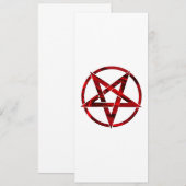 Red Devil Pentagram Ankündigung (Vorne/Hinten)