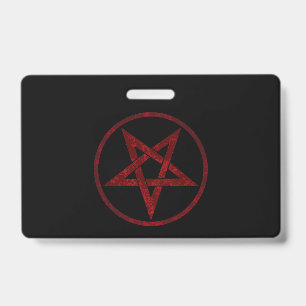 Red Devil Pentagram Ausweis