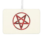Red Devil Pentagram Autolufterfrischer (Rückseite)