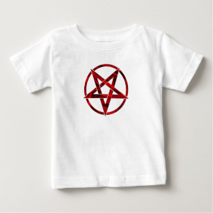 Red Devil Pentagram Baby T-shirt