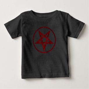 Red Devil Pentagram Baby T-shirt