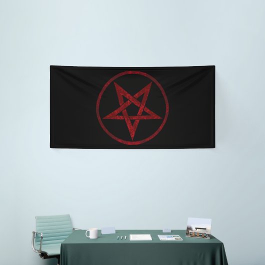 Red Devil Pentagram Banner (Messeveranstaltung)