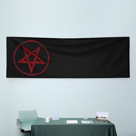 Red Devil Pentagram Banner (Messeveranstaltung)