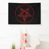 Red Devil Pentagram Banner (InSitu)