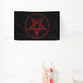 Red Devil Pentagram Banner (InSitu)