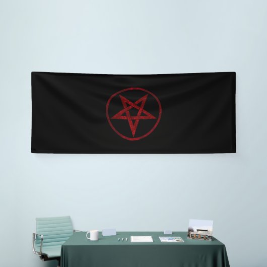Red Devil Pentagram Banner (Messeveranstaltung)