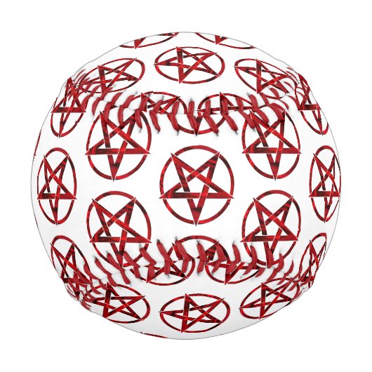 Red Devil Pentagram Baseball (Rückseite)