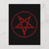 Red Devil Pentagram Begleitkarte (Vorderseite)