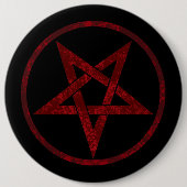 Red Devil Pentagram Button (Vorderseite)
