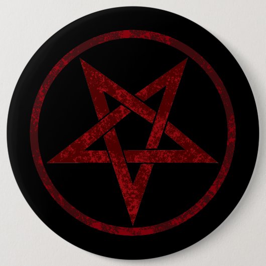 Red Devil Pentagram Button (Vorderseite)