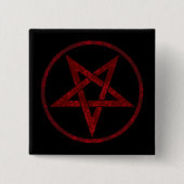 Red Devil Pentagram Button (Vorderseite)