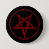 Red Devil Pentagram Button (Vorderseite)