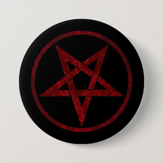 Red Devil Pentagram Button (Vorderseite)