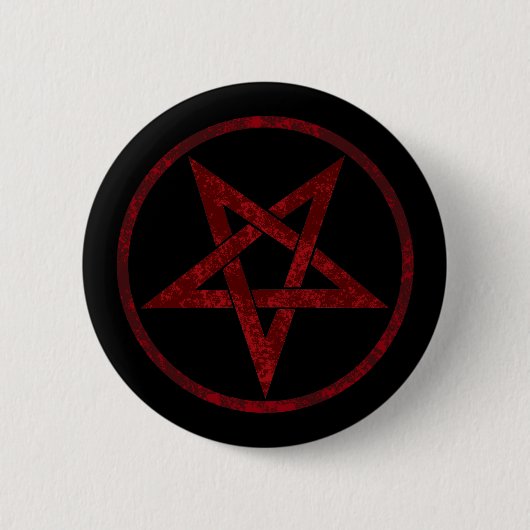 Red Devil Pentagram Button (Vorderseite)