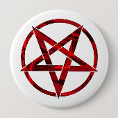 Red Devil Pentagram Button (Vorderseite)