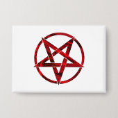 Red Devil Pentagram Button (Vorderseite)