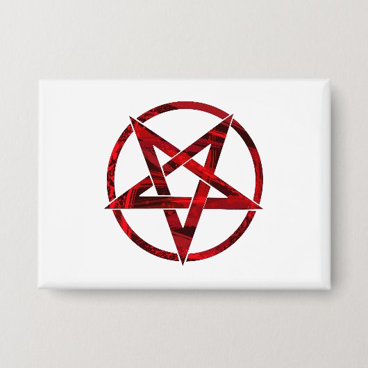 Red Devil Pentagram Button (Vorderseite)