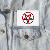 Red Devil Pentagram Button (Insitu)