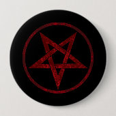 Red Devil Pentagram Button (Vorderseite)
