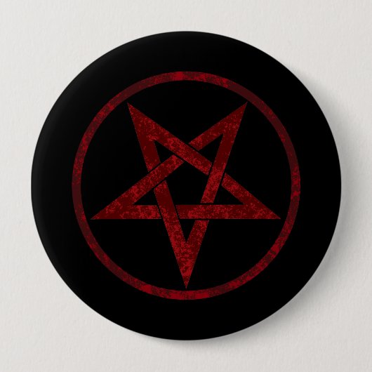 Red Devil Pentagram Button (Vorderseite)