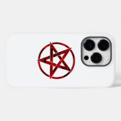 Red Devil Pentagram Case-Mate iPhone Hülle (Rückseite (Horizontal))