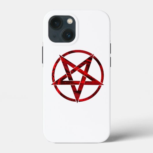Red Devil Pentagram Case-Mate iPhone Hülle (Rückseite)