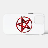 Red Devil Pentagram Case-Mate iPhone Hülle (Rückseite (Horizontal))