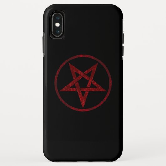 Red Devil Pentagram Case-Mate iPhone Hülle (Rückseite)