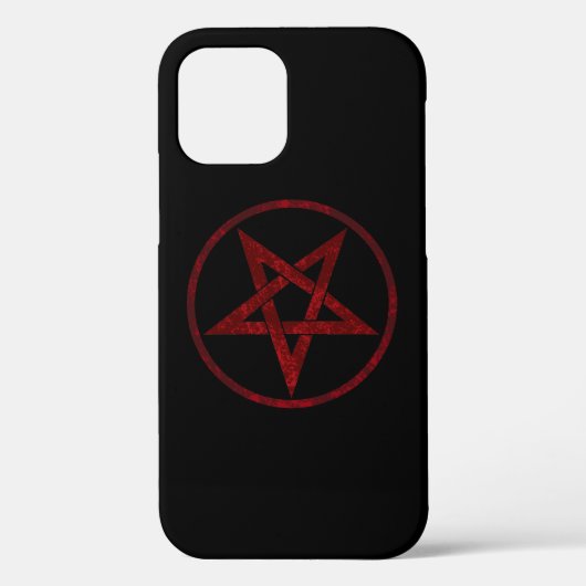 Red Devil Pentagram Case-Mate iPhone Hülle (Rückseite)