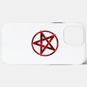 Red Devil Pentagram Case-Mate iPhone Hülle (Rückseite (Horizontal))
