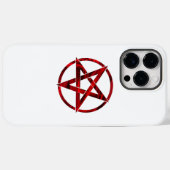 Red Devil Pentagram Case-Mate iPhone Hülle (Rückseite (Horizontal))