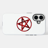 Red Devil Pentagram Case-Mate iPhone Hülle (Rückseite (Horizontal))