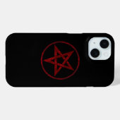 Red Devil Pentagram Case-Mate iPhone Hülle (Rückseite (Horizontal))