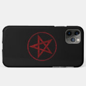 Red Devil Pentagram Case-Mate iPhone Hülle (Rückseite (Horizontal))