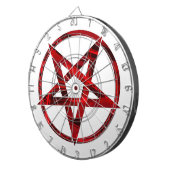 Red Devil Pentagram Dartscheibe (Vorderseite rechts)