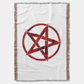 Red Devil Pentagram Decke (Vorderseite Vertikal)