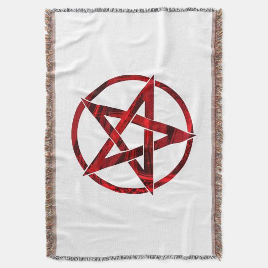 Red Devil Pentagram Decke (Vorderseite Vertikal)