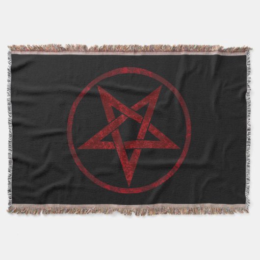 Red Devil Pentagram Decke (Vorderseite)