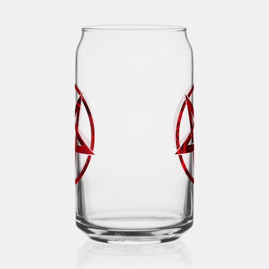 Red Devil Pentagram Dosenglas (Rechts)
